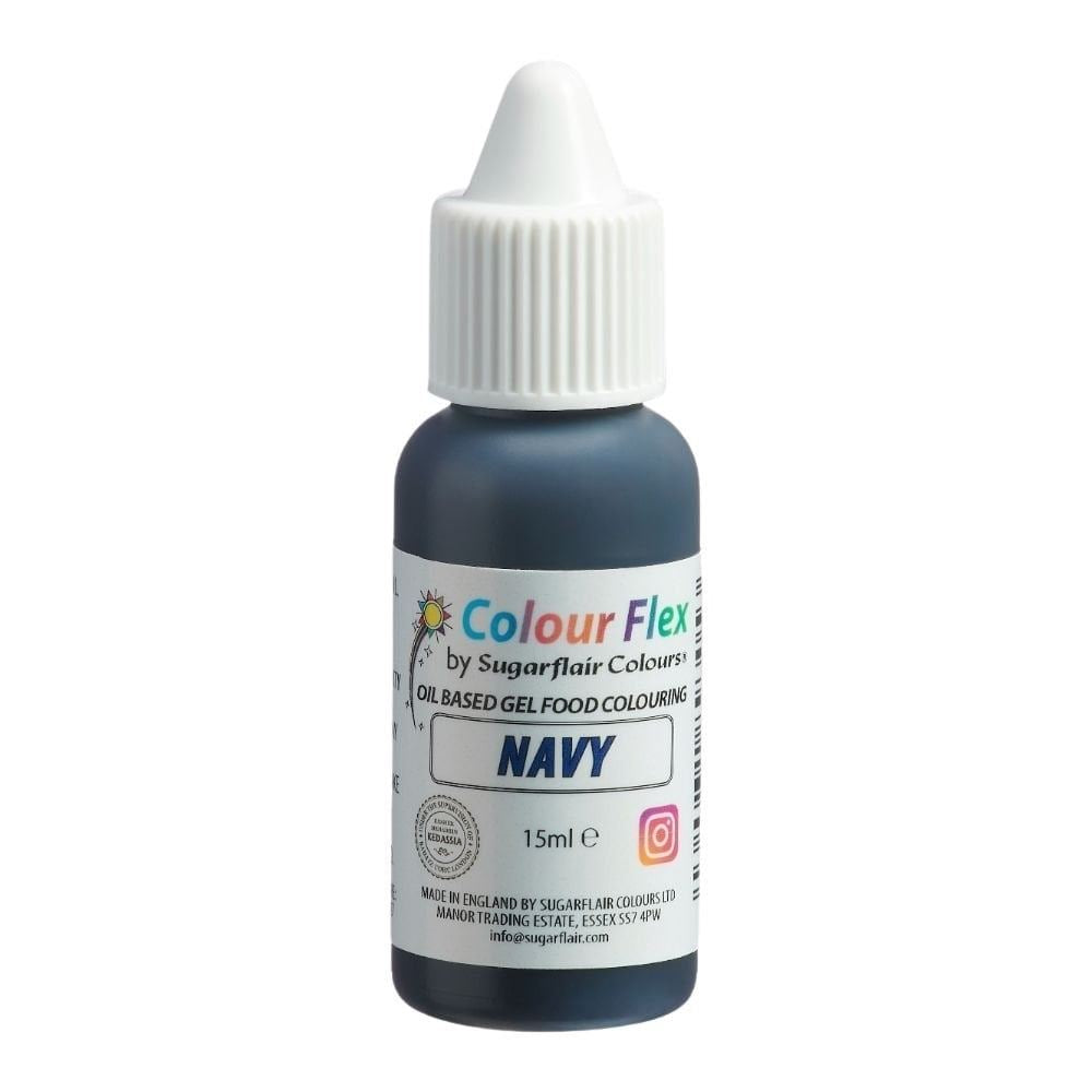 Sugarflair Colour Flex Oil Based Food Colouring Gel 15ml - All Colour