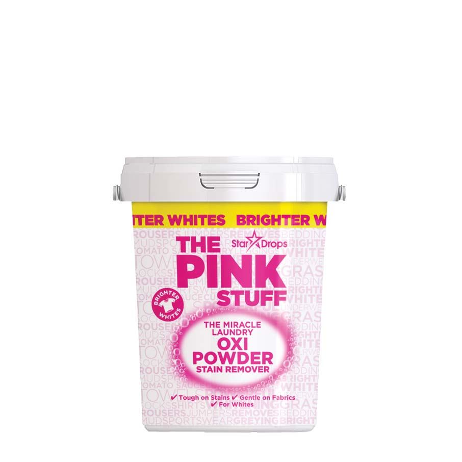 The Pink Stuff Miracle Laundry Oxi Powder Stain Remover for Whites 1kg