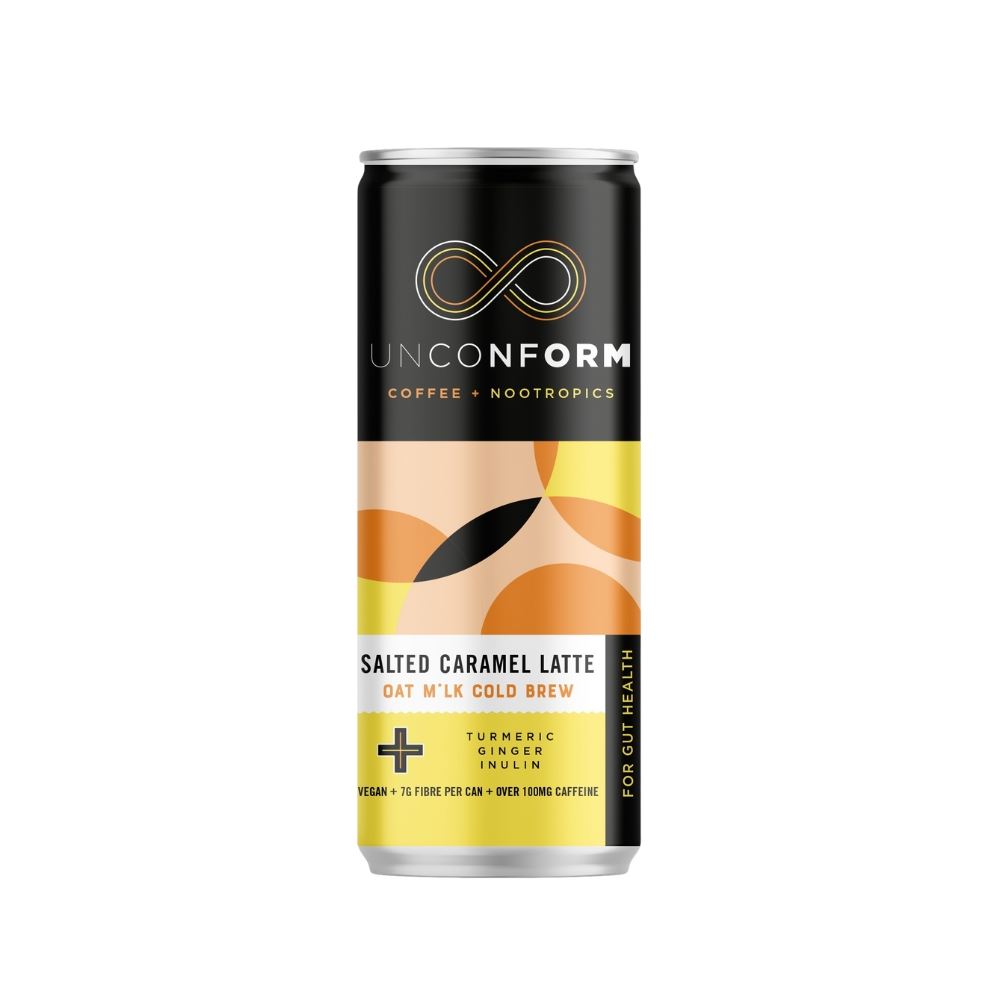 Unconform Salted Caramel Latte for Gut Health 250ml - 3 Pack