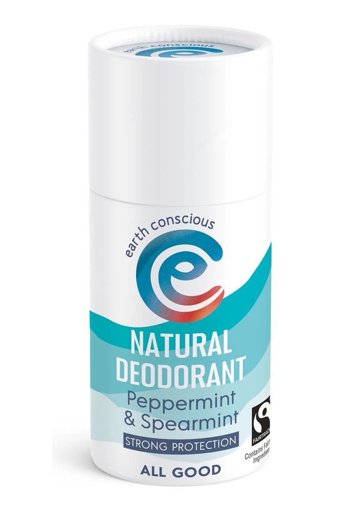 Earth Conscious Natural Deodorant Stick Peppermint & Spearmint 60g ...