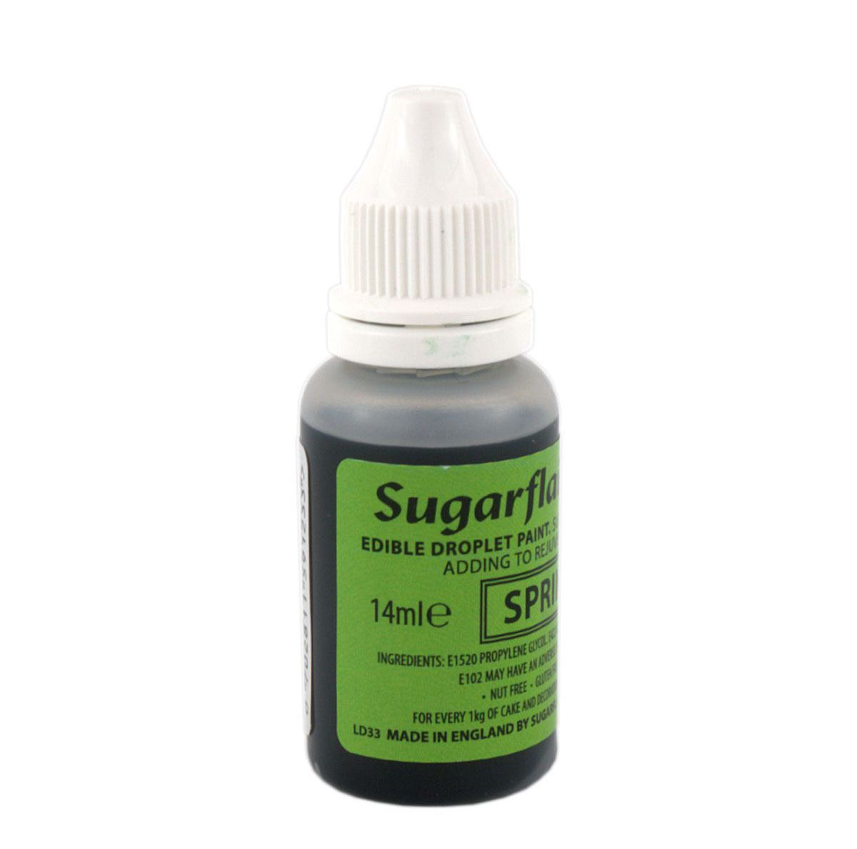 Sugarflair Edible Droplet Paint Liquid - 14ml All Shades