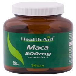HealthAid Maca 500mg Equivalent 60 Tablets