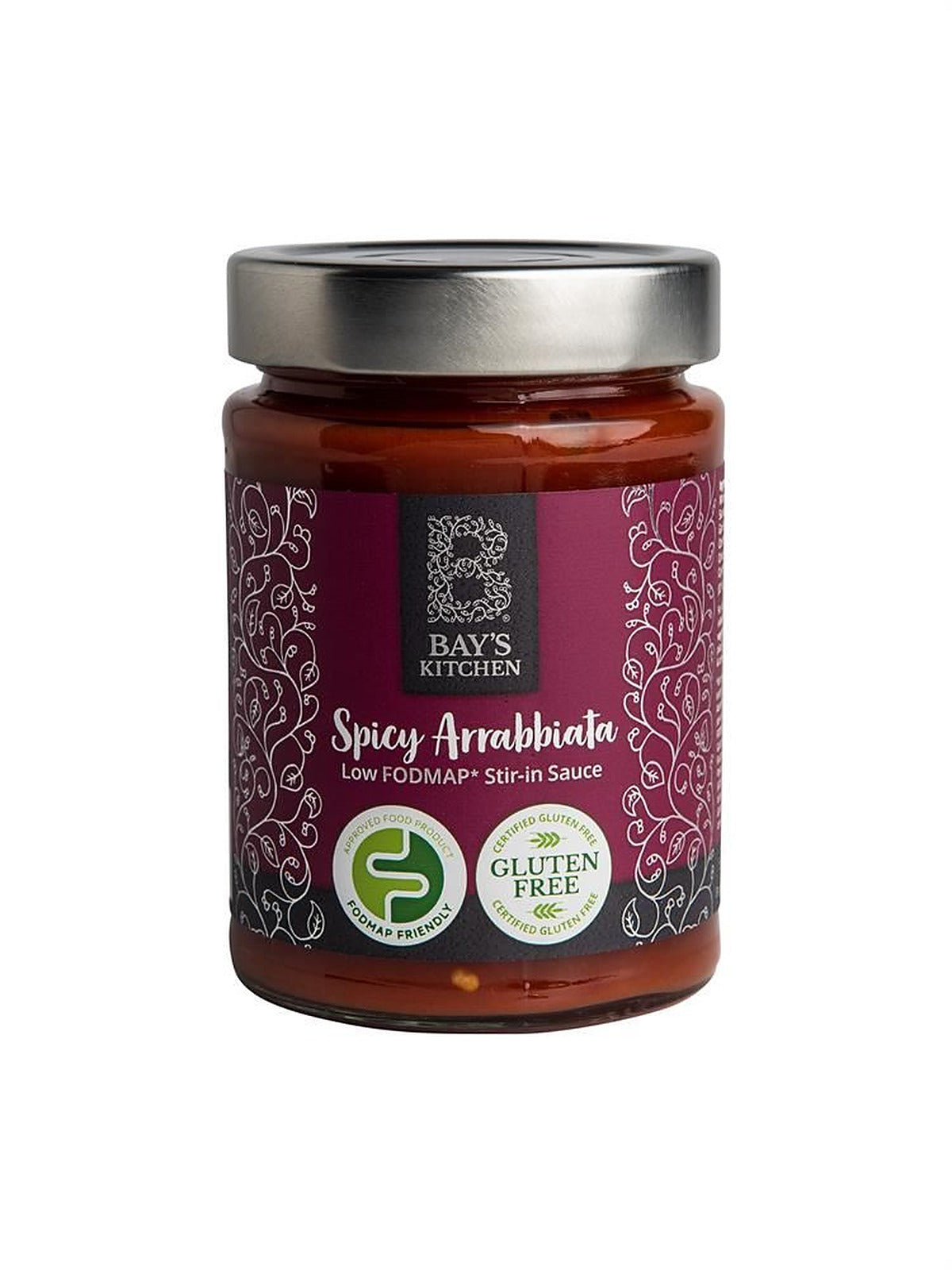 Bays Kitchen Spicy Arrabbiata Stir-in Sauce Low FODMAP Vegan 260g