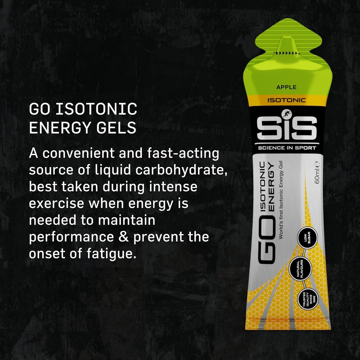 Science in Sport (SIS) GO Isotonic Gel Variety Pack - Pack of 20 x 60ml gels