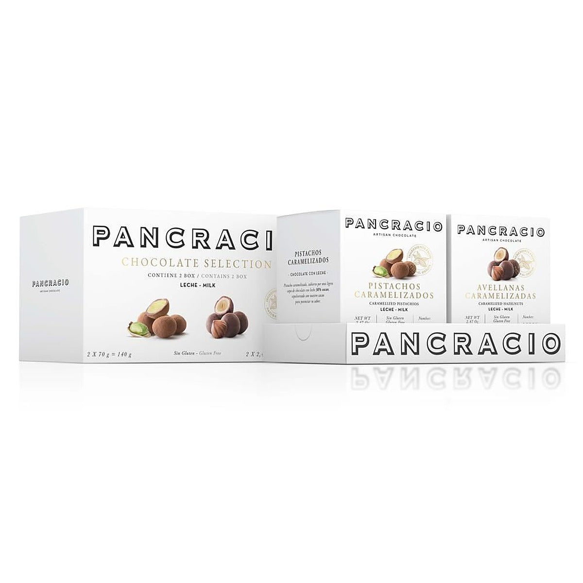 Pancracio Chocolate Milk Chocolate Coated Nuts - Chocolate Selection 140g