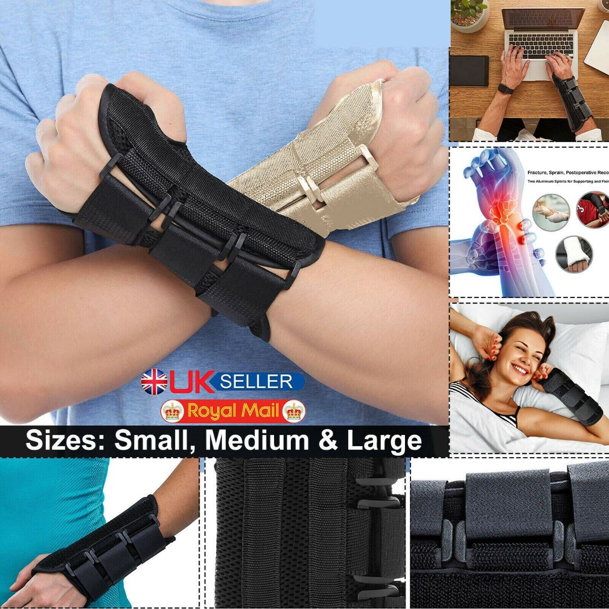 Thermoskin Thermal Wrist/Hand Carpal Tunnel Brace (All Sizes)