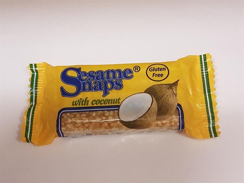 Sesame Snaps with Coconut 30g - 24 Pack