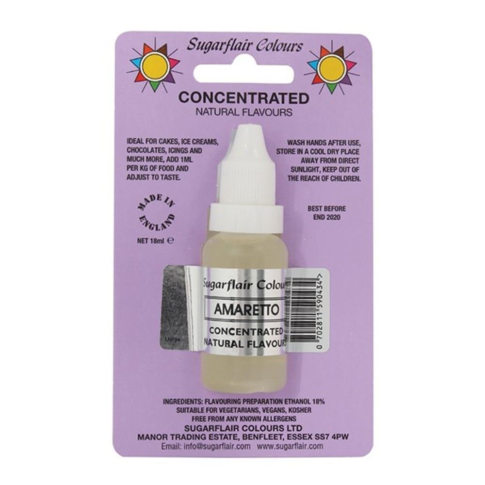 Sugarflair Concentrated NATURAL Food Flavours - 18ml