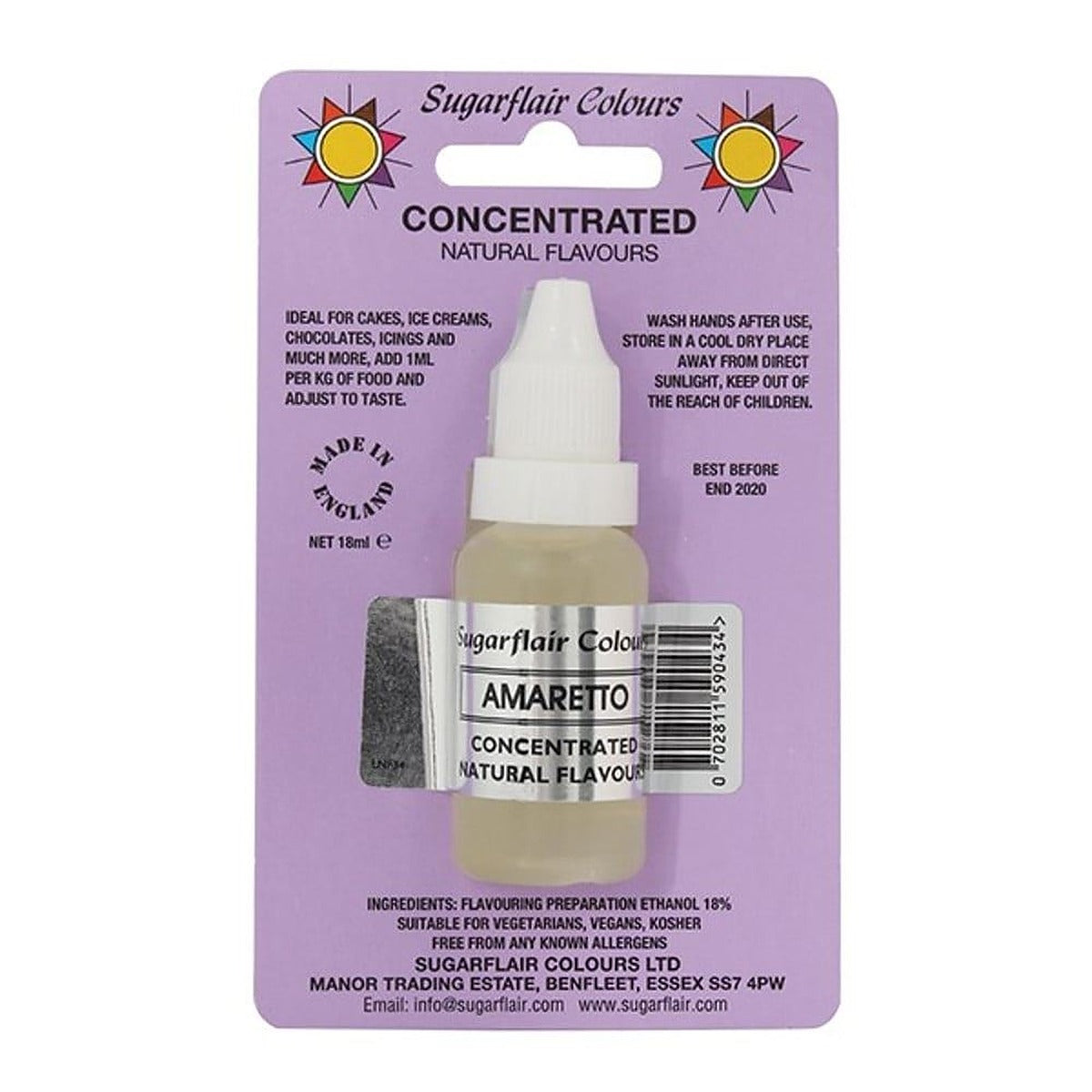 Sugarflair Concentrated NATURAL Food Flavours - 18ml - image 3