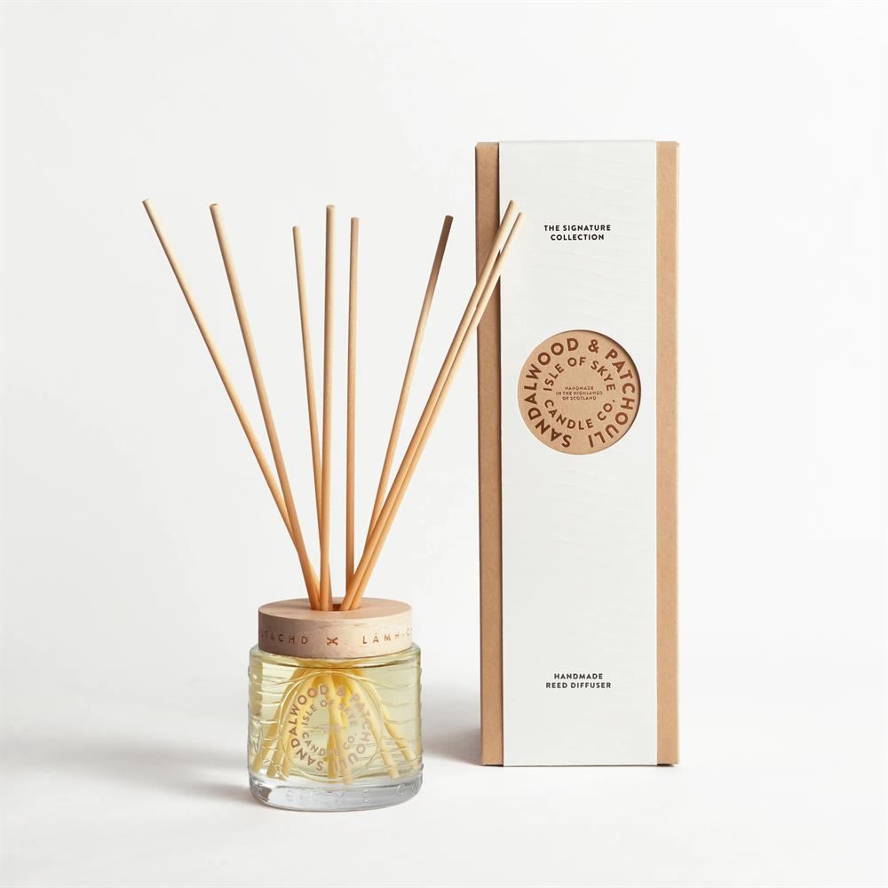 Isle of Skye Sandalwood & patchouli Reed Diffuser 27cm x 8.5cm x 8.5cm