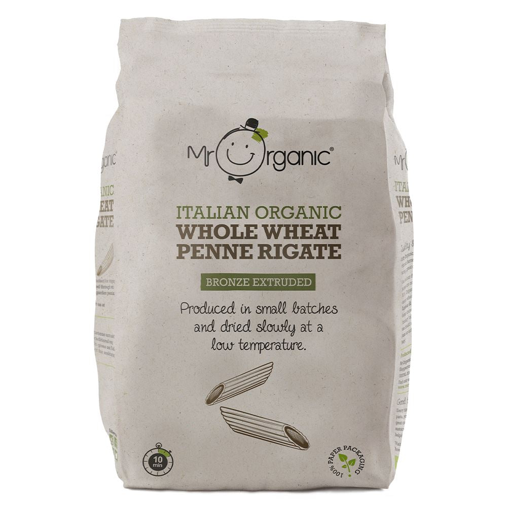 Mr Organic Whole Wheat Penne 500g