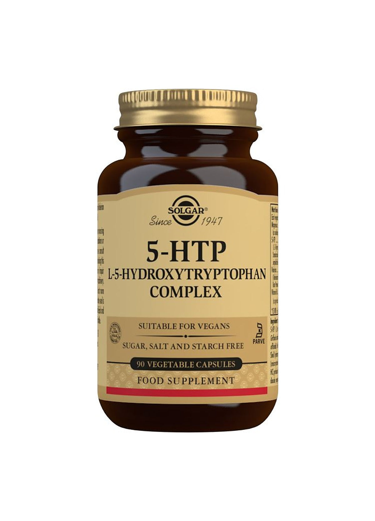 Solgar 5-HTP L-5-Hydroxytryptophan Complex - 90 Vegicaps