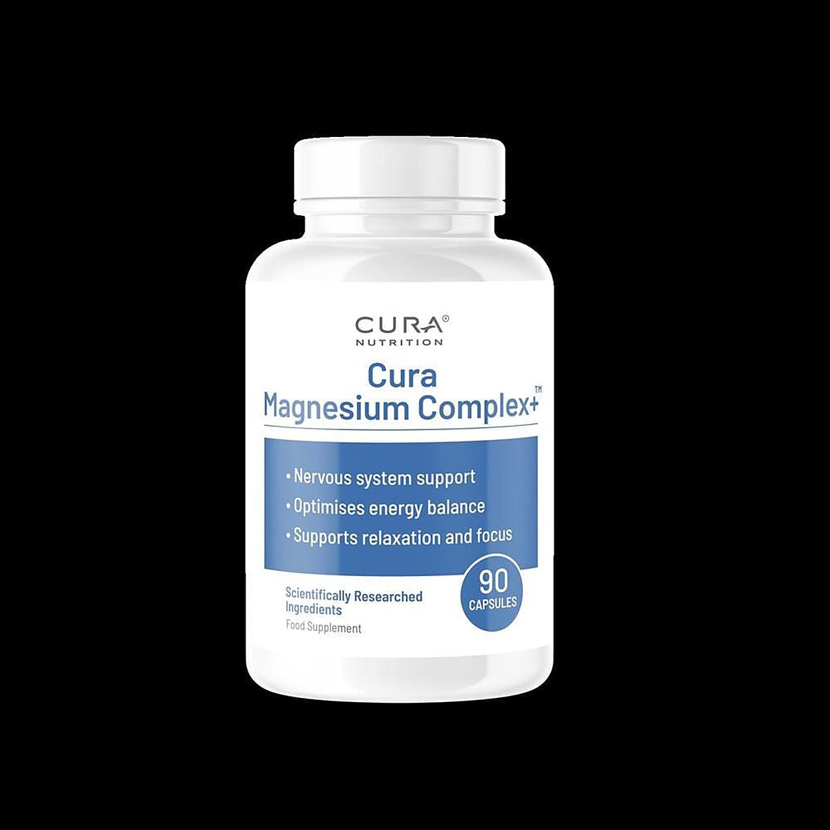Cura Nutrition's Magnesium Complex+ 90 capsules