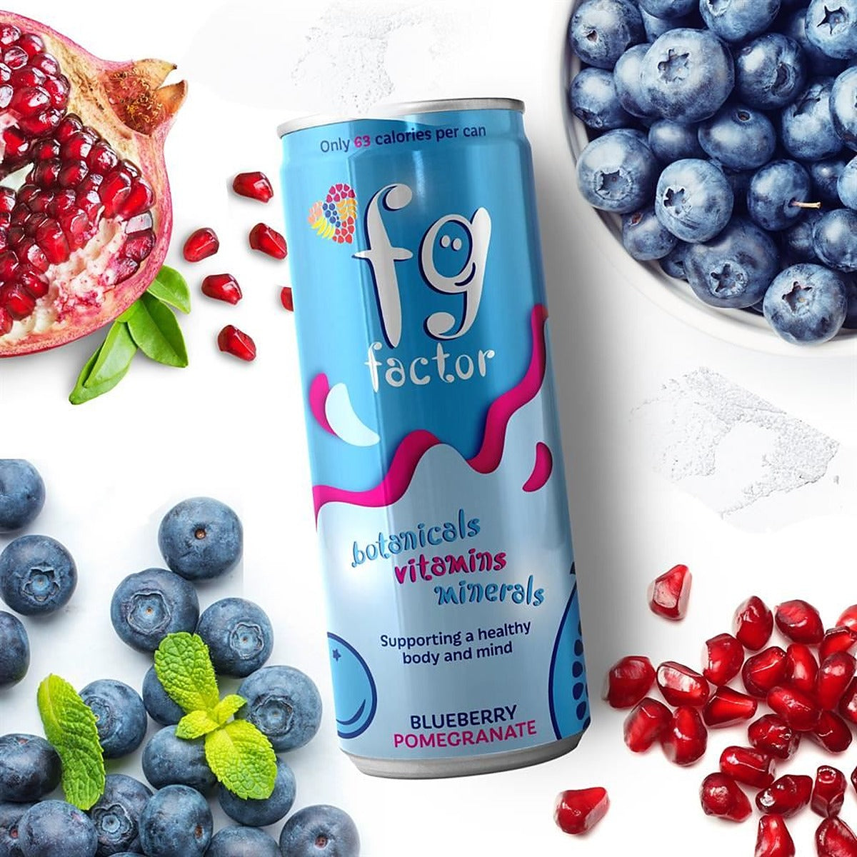FG Factor Blueberry & Pomegranate Multivitamin Soft Drink 250ml