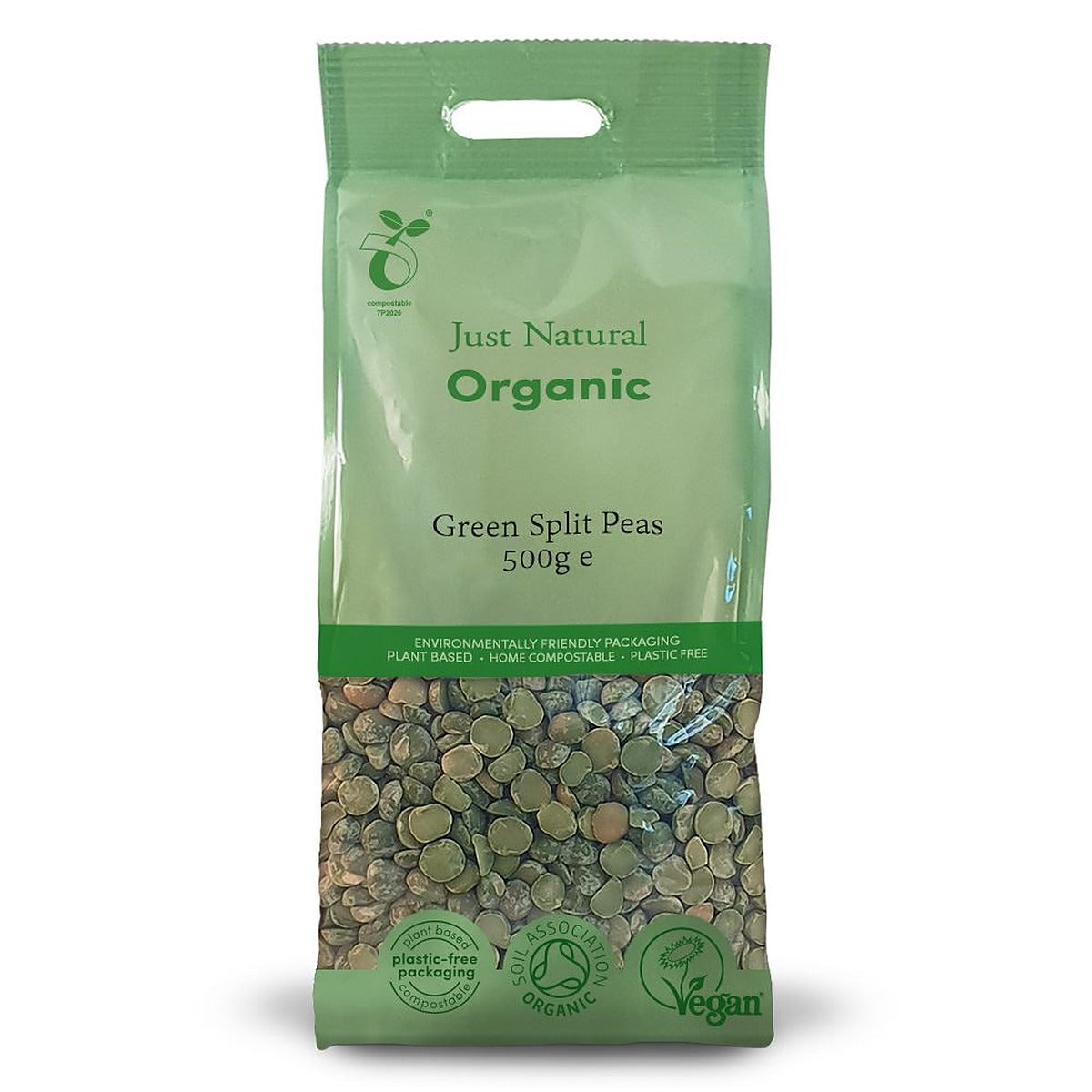 Just Natural Organic Organic Green Split Peas 500g
