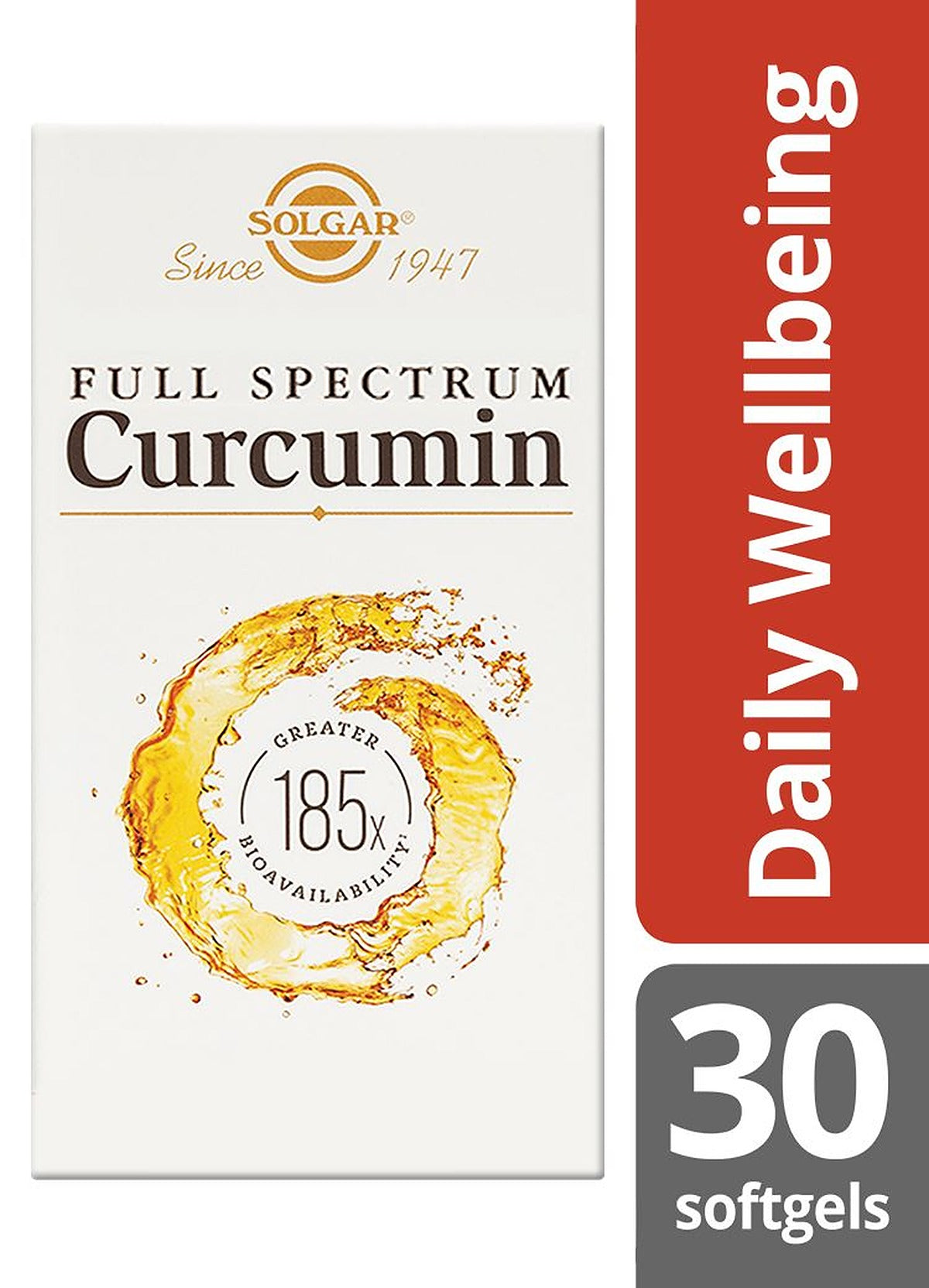 Solgar Full Spectrum Curcumin 185x - 30 Softgels - image 2