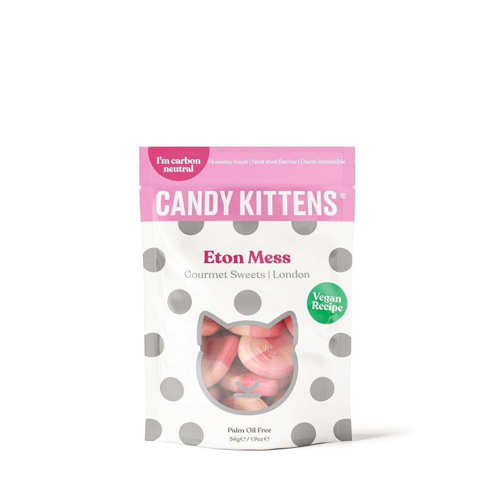 Candy Kittens Eton Mess Vegan Sweets 54g - 12 Pack