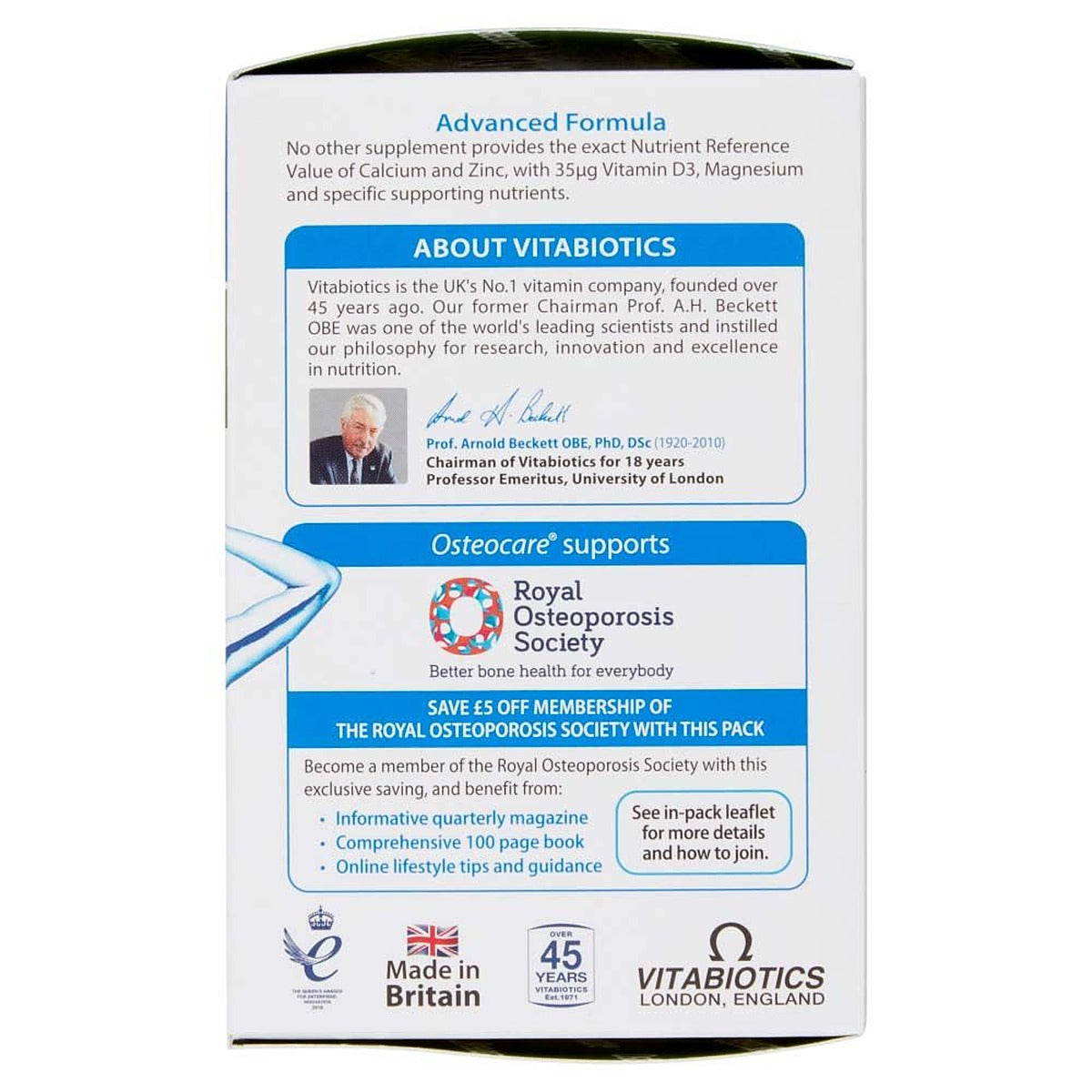 Vitabiotics Osteocare Plus Omega-3 & Soy Isoflavones - 56 Tabs+28 Caps - image 5
