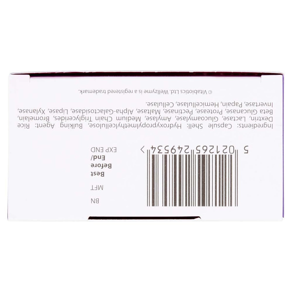 Vitabiotics Wellzyme Digestive Enzymes Advanced Formula - 60 Capsules - image 3