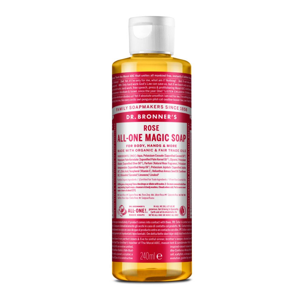 Dr Bronner Organic Rose All-One Magic Soap 240ml