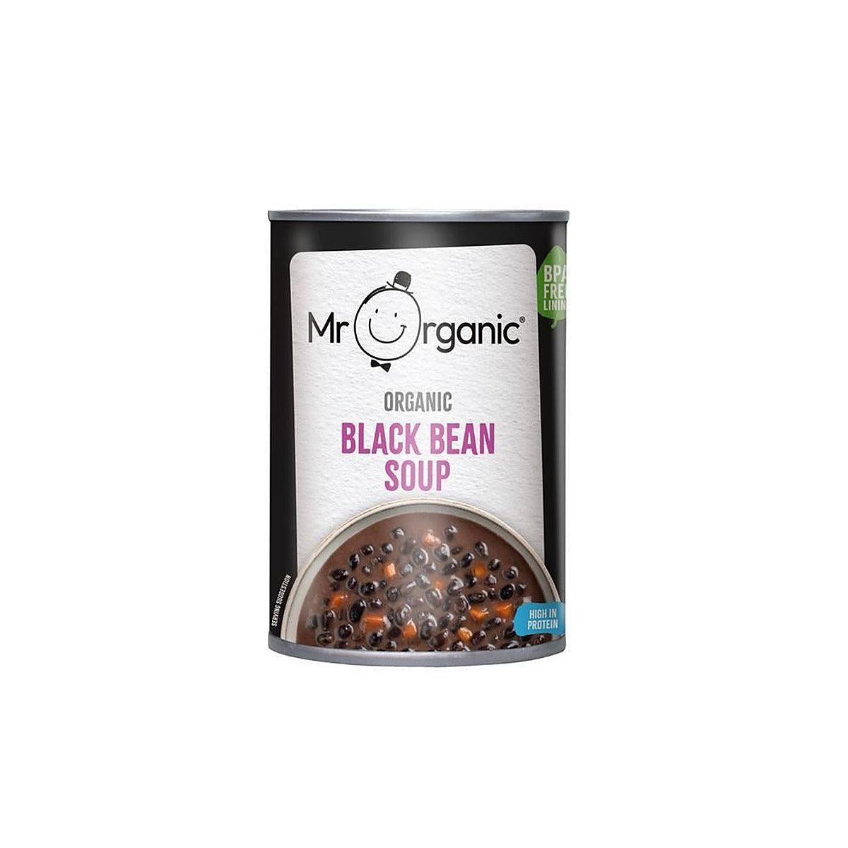 Mr Organic Black Bean & Vegetable Soup 400g