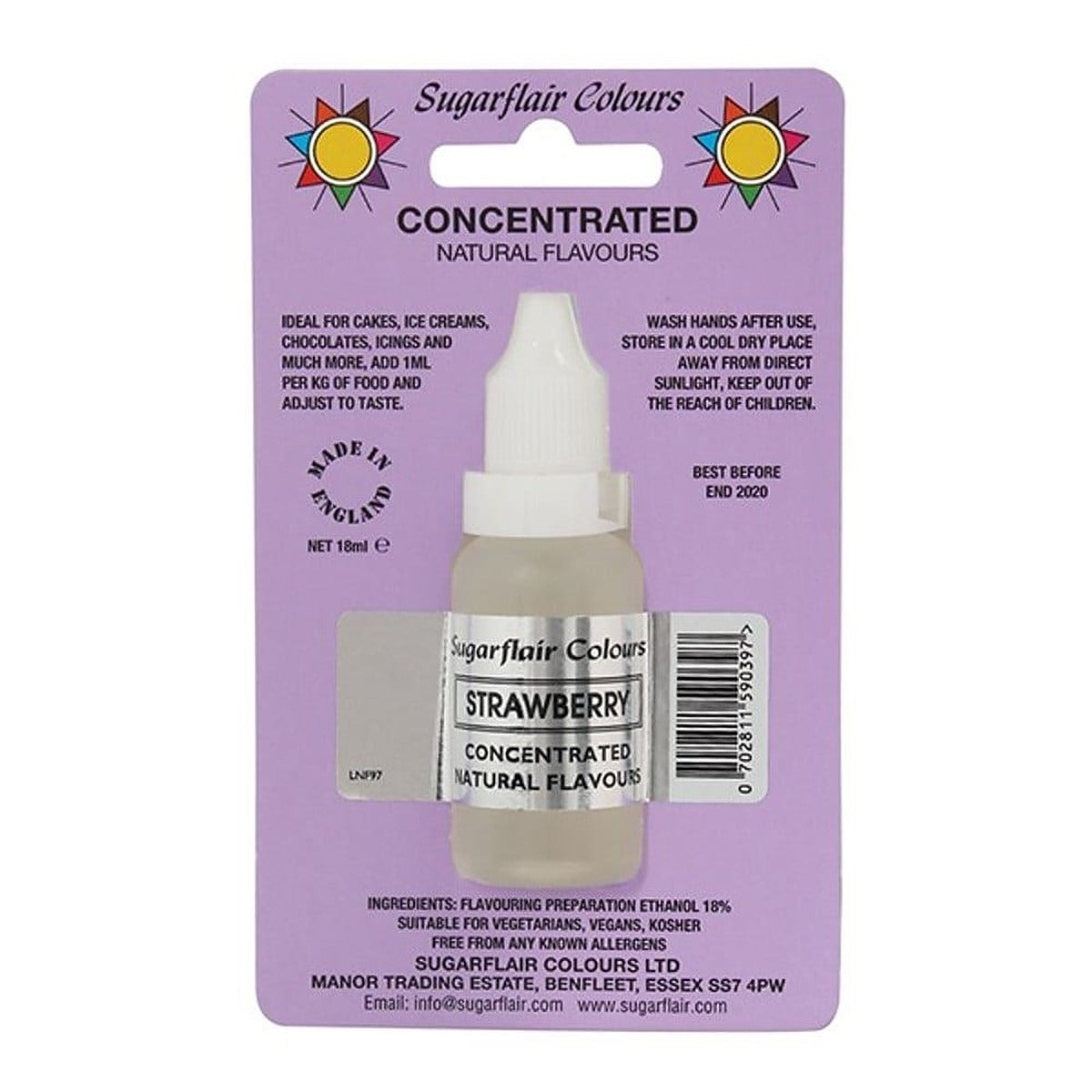 Sugarflair Concentrated NATURAL Food Flavours - 18ml - image 42