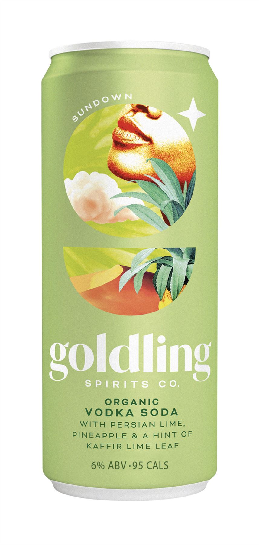 Goldling Organic Sundown Vodka & Soda can 6% 250ml