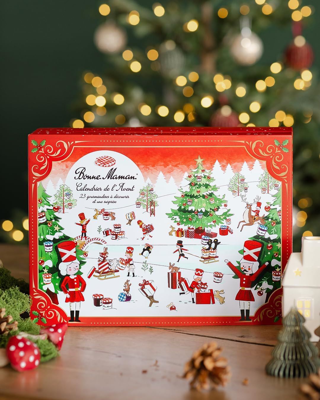 Bonne Maman Spreads Advent Calendar - 23 Mini Jars and 1 Gift