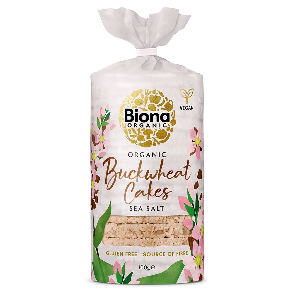 Biona Organic Buckwheat Cakes - Gluten Free 100g