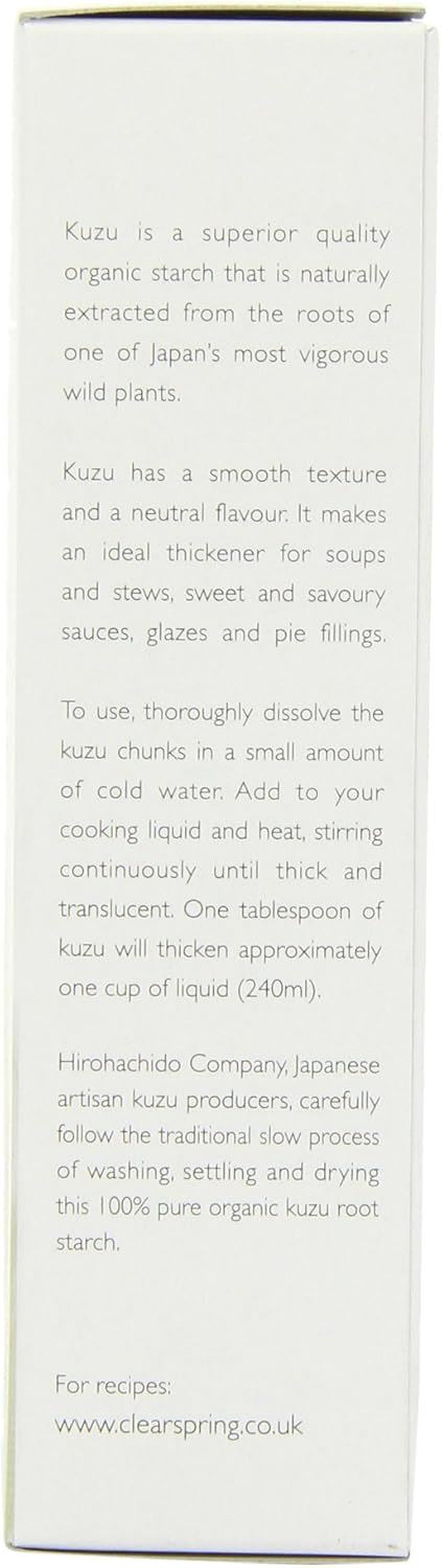 Clearspring Organic Japanese Kuzu (Kudzu) - Gluten Free Starch Thickener 125g - image 3