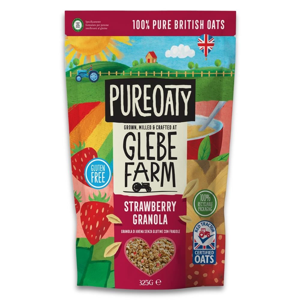 Glebe Farm Gluten Free PureOaty Strawberry Granola 325g
