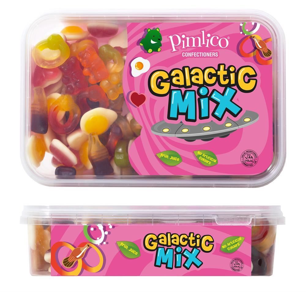Pimlico Confectioners Galactic Mix Tub 450g - 6 Pack