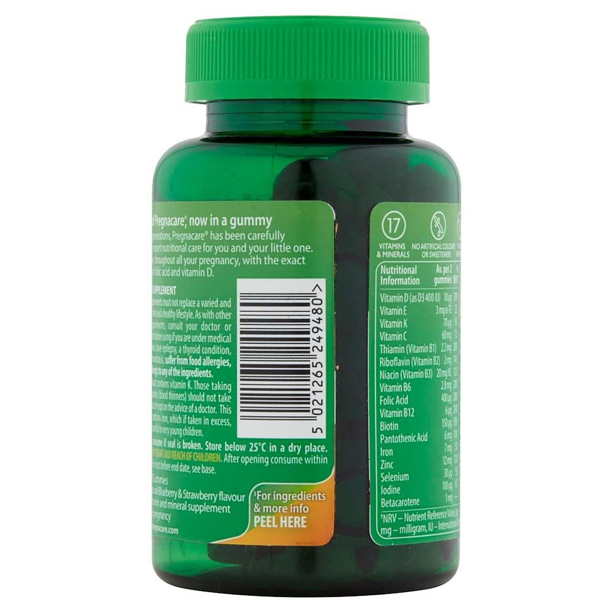 Vitabiotics Pregnacare - 60 Natural Strawberry Flavour Gummies - image 2