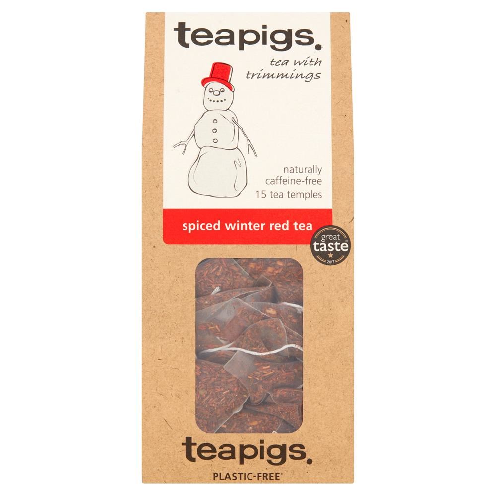 Teapigs spiced winter red tea 15 tea temples