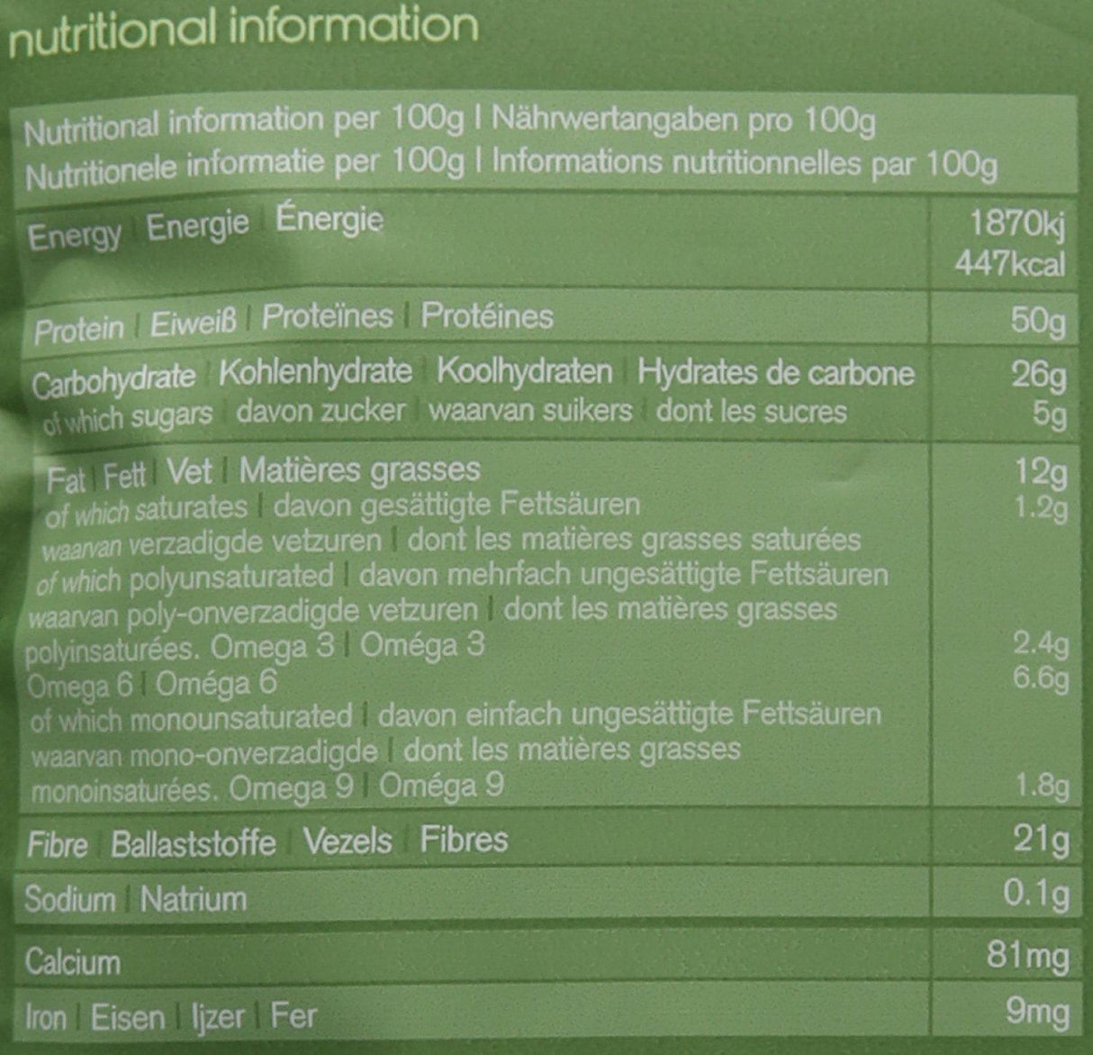 Naturya Organic Hemp Protein Powder 300g