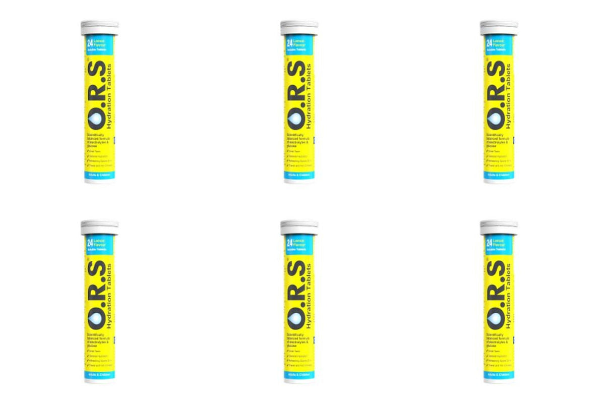 ORS Oral Hydration Salts Lemon Flavour - 24 Tablets - image 2