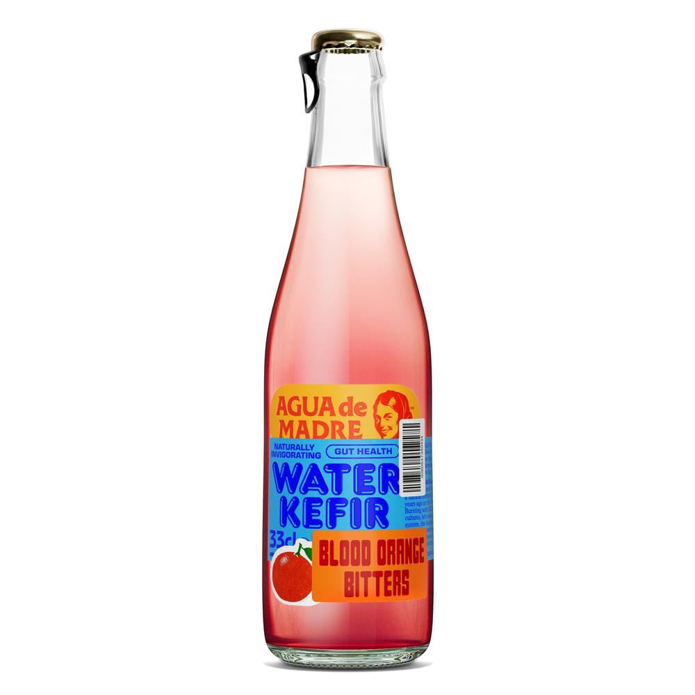 Agua De Madre Blood Orange Bitters Kefir 330ml