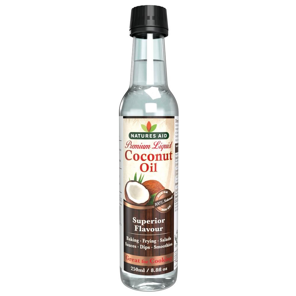 Natures Aid Coconut Oil Liquid 250ml