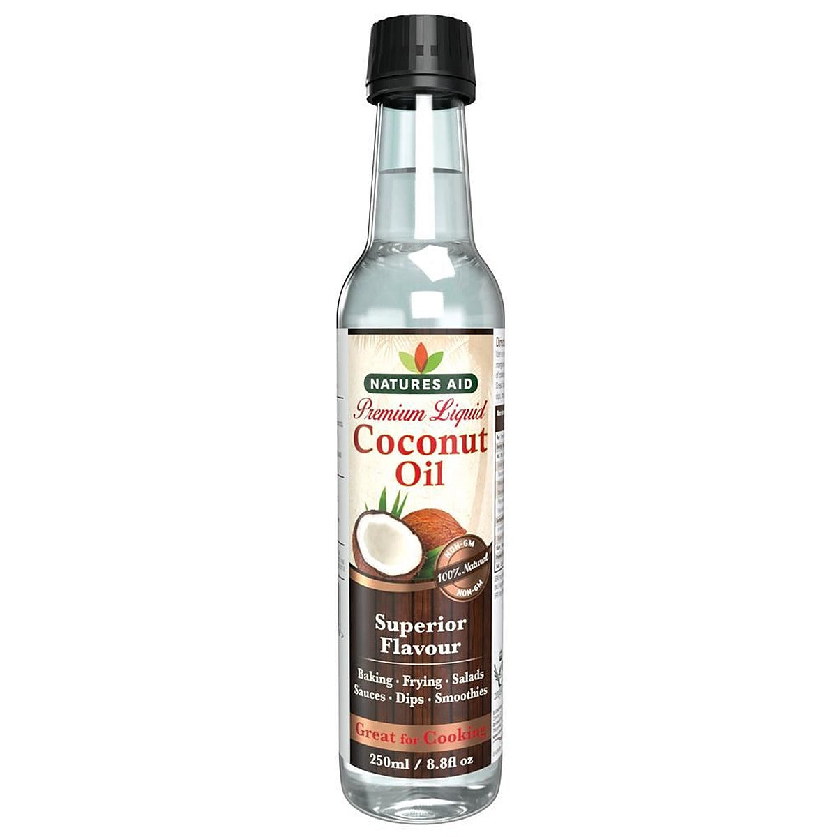 Natures Aid Coconut Oil Liquid 250ml