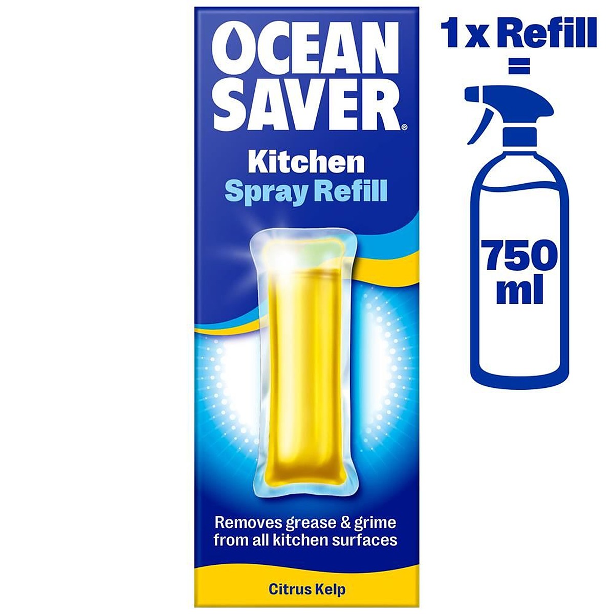 OceanSaver EcoDrop Refill Kitchen Degreaser 10ml
