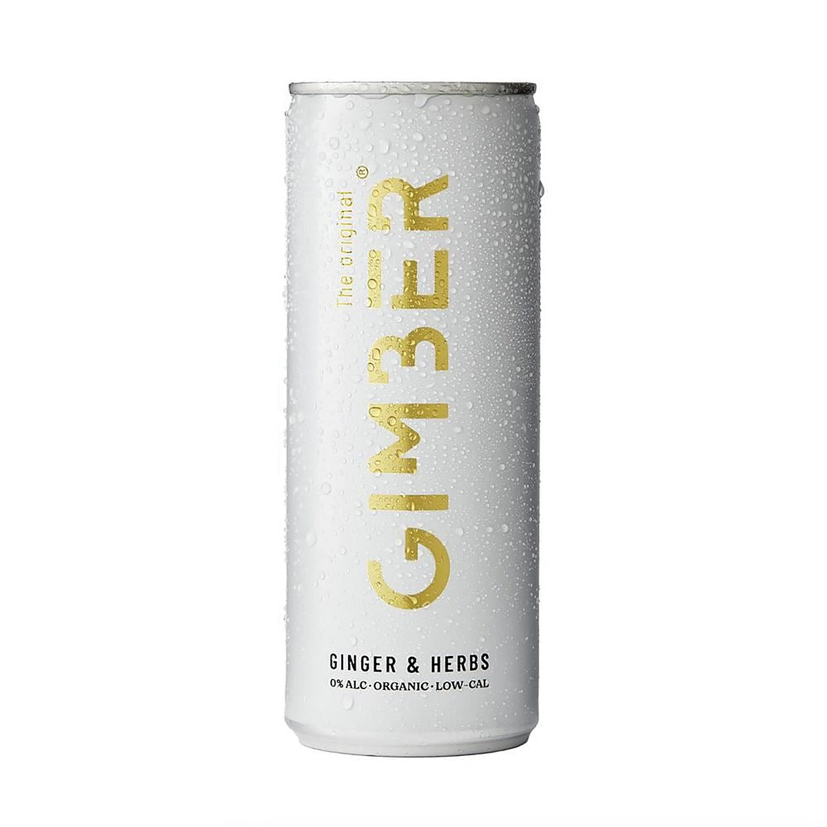 Gimber Organic Original No1 Ginger Sparkling Ready To Drink Can 250ml