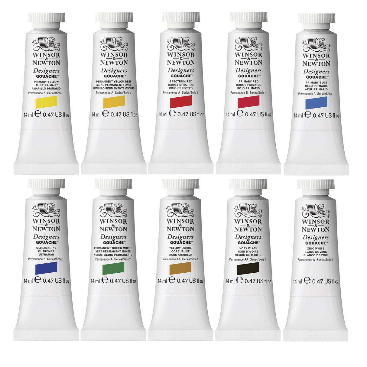 Winsor and Newton Designers Gouache Tube - All Colours - 14ml and 37ml