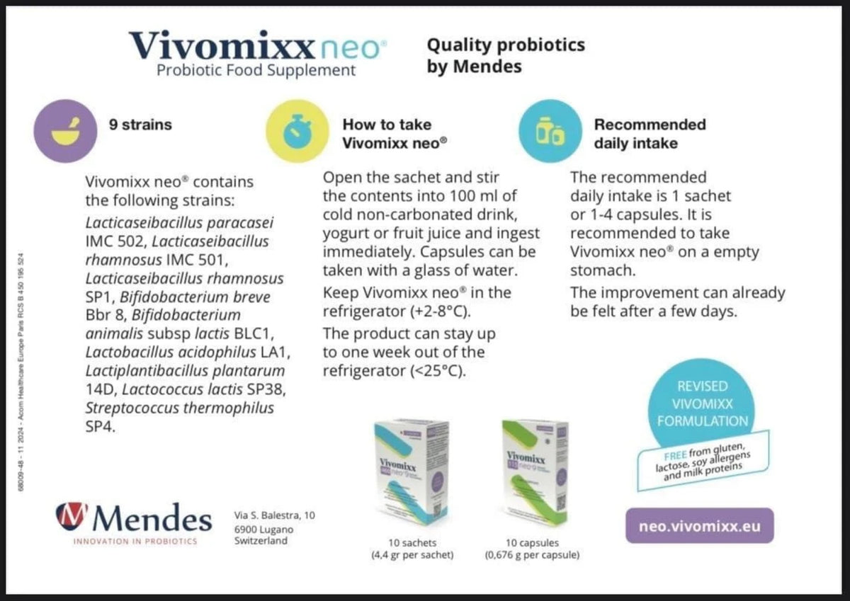 Vivomixx Neo Probiotic 460 Billion - 30 Sachets - image 2