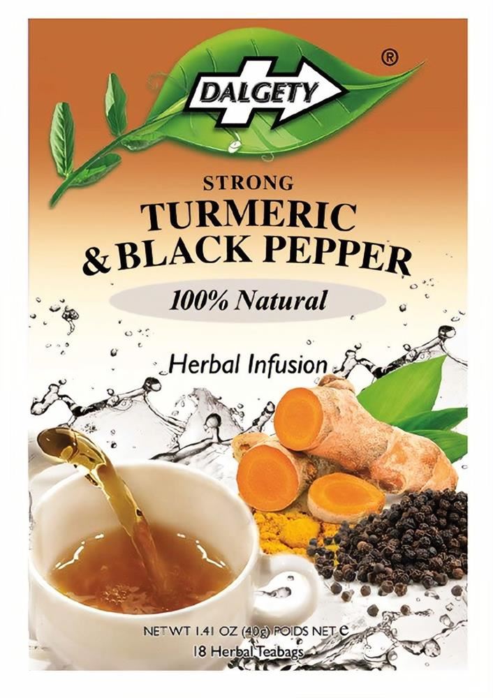 Dalgety Teas Turmeric & Black Pepper 18 Teabag - 6 Pack