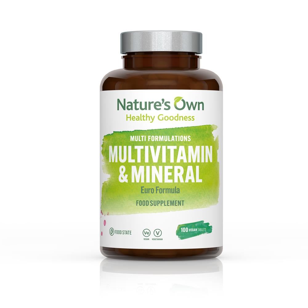 Natures Own Multivitamin & Minerals 100 Tablets