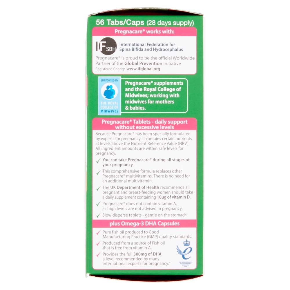 Vitabiotics Pregnacare Plus Omega 3 - 56 Tablets/Capsules