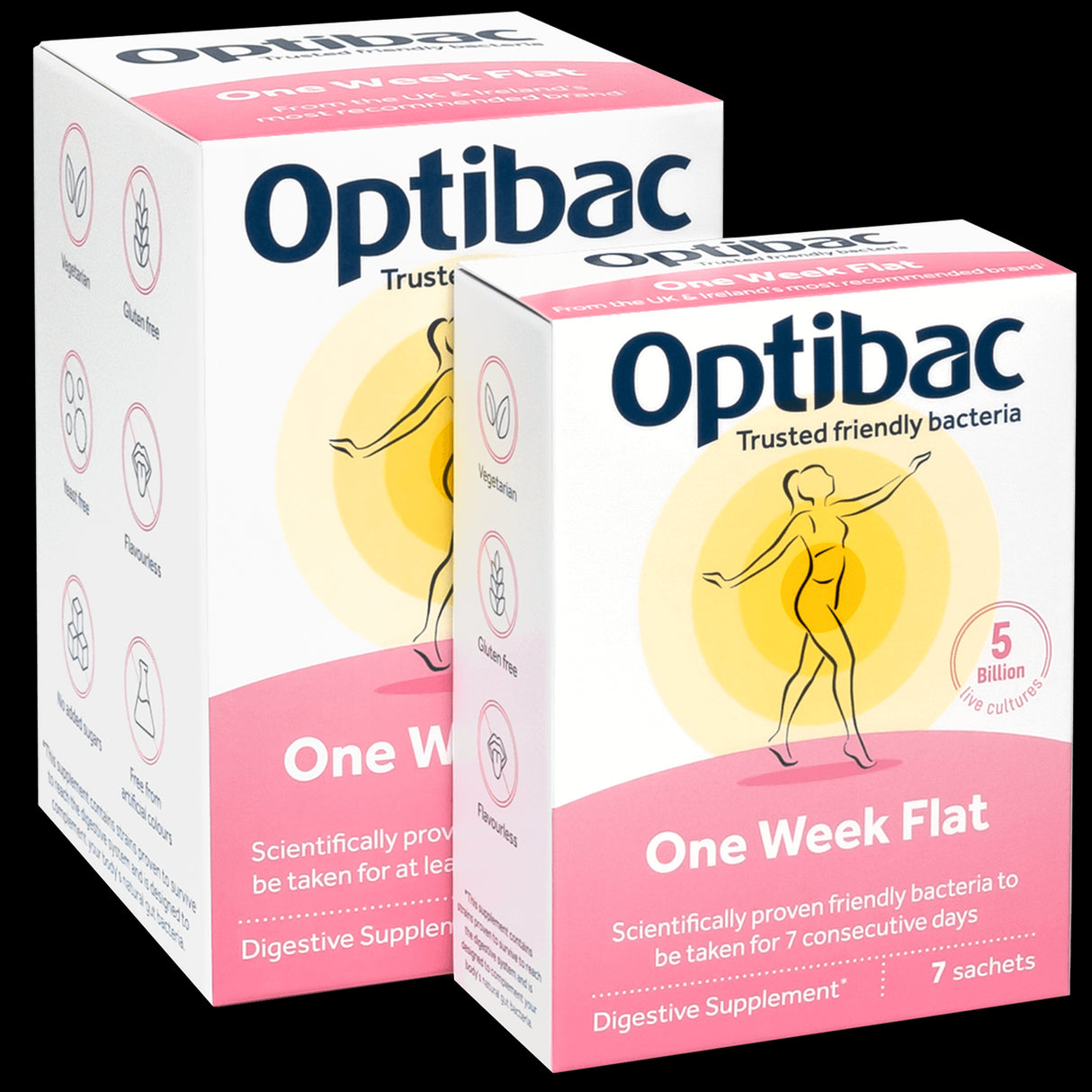 OptiBac Probiotics One Week Flat 7 - 28 Sachets
