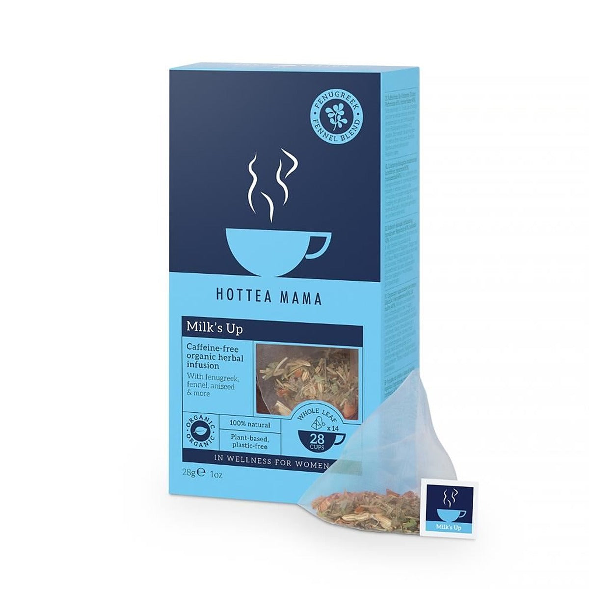 HotTea Mama Breastfeeding support herbal tea with fenugreek and fennel 14 bags
