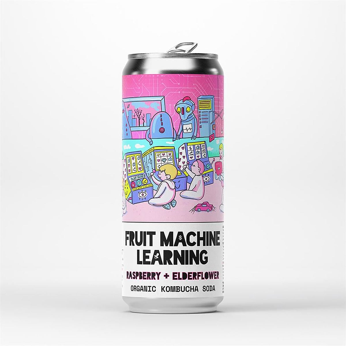 Counter Culture Raspberry + Elderflower Organic Kombucha Soda 330ml