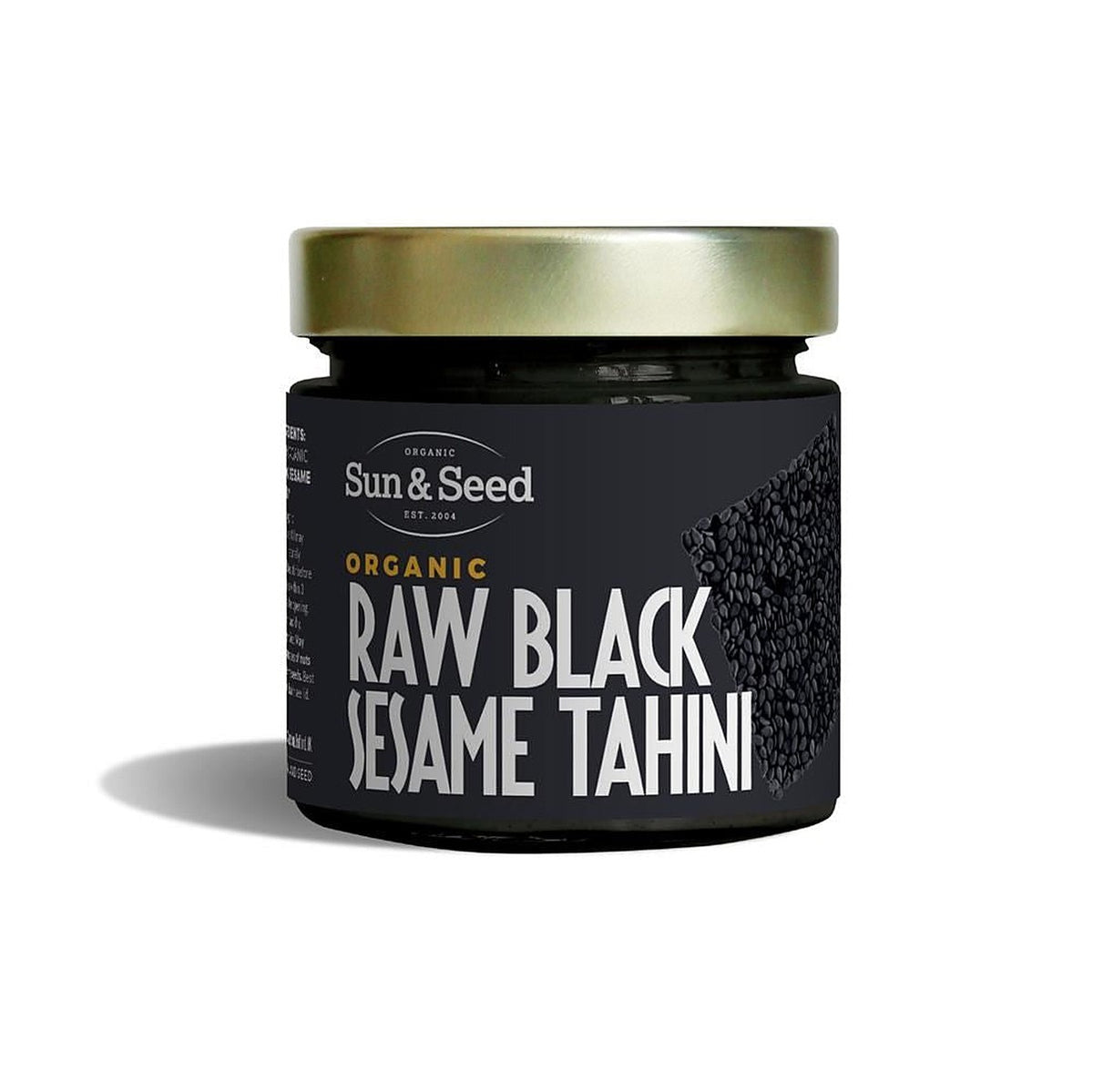 Sun and Seed Organic Raw Black Sesame Tahini 200g